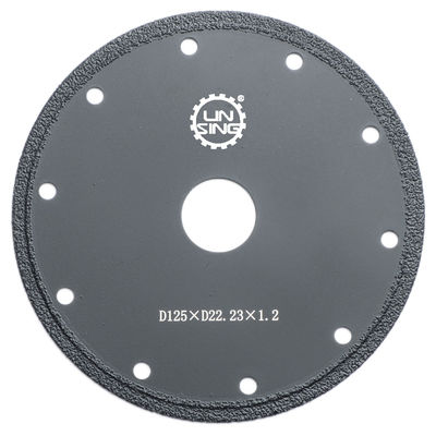 D110*D20*1.2 Diamond Cutting Disc Vacuum Brazed for Precise Stone Concrete Cutting