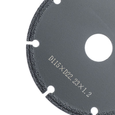 D110*D20*1.2 Diamond Cutting Disc Vacuum Brazed for Precise Stone Concrete Cutting