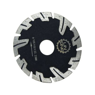 Industrial Grade 115mm Protected Teeth Diamond Disc for Marble Granite Brick Cutting