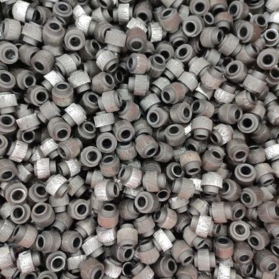 11.0mm Diamond Bead Marble Mining Wire Saw Accessories Stone Diamond Dry Cutting Sintered Beads