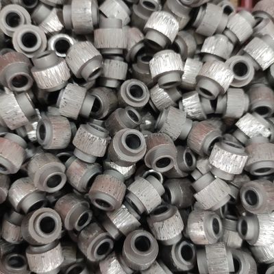 11.0mm Diamond Bead Marble Mining Wire Saw Accessories Stone Diamond Dry Cutting Sintered Beads