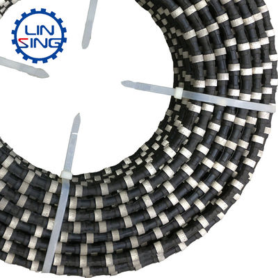 18-30 m2/h Cutting Speed Quarry Mining Concrete Diamond Wire Saw Rope for Granite Quartz