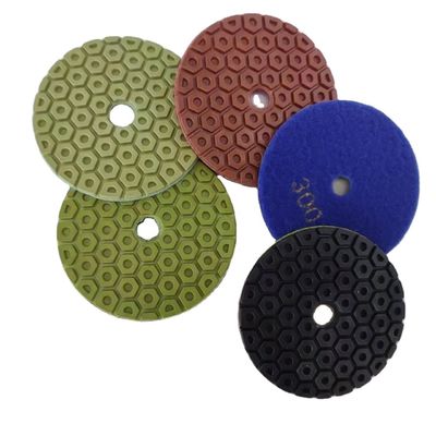 Granite Marble Floor Polishing Pad 4inch Wet Dry Resin Sandpaper 100mm Handle Grinder