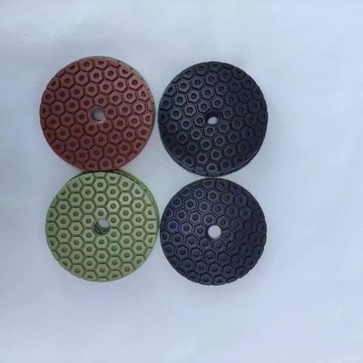 Granite Marble Floor Polishing Pad 4inch Wet Dry Resin Sandpaper 100mm Handle Grinder