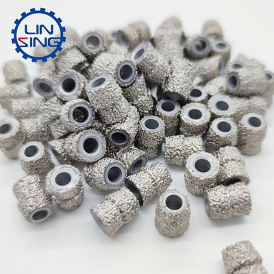 Customized OBM Support Double Vacuum Brazed Marble Quarry Wire Saw Bead for Cutting