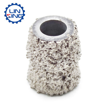 Diamond Vacuum Brazed Double-Cone Wire Saw Beads for Marble Travertine Cutting in Brazil