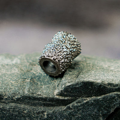 Diamond Vacuum Brazed Double-Cone Wire Saw Beads for Marble Travertine Cutting in Brazil