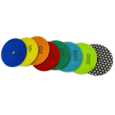 High Gloss Finishes Made Quick and Easy with Stone/Ceramic/Concrete Polishing Pad