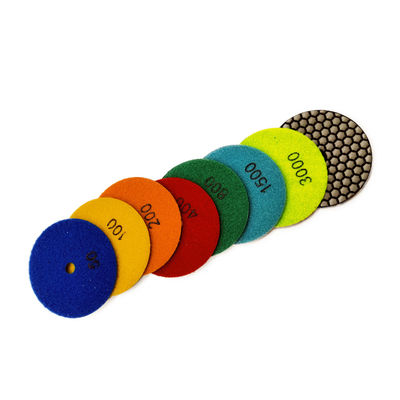 High Gloss Finishes Made Quick and Easy with Stone/Ceramic/Concrete Polishing Pad