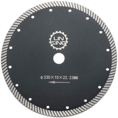 LINSING Diamond Tools Turbo Saw Blade for Stone Cutting Ceramic Diamond Cutting Disc