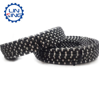 20-40 m2/m Life Span D11.5MM Diamond Wire Saw for Marble and Concrete Block Cutting