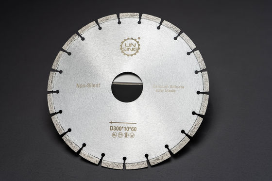 Silver Professional 12inch Diamond Circular Saw Blade For Calcium Silicate Cutting Disc