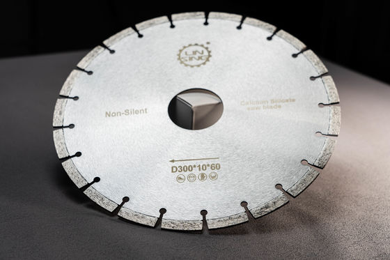 Silver Professional 12inch Diamond Circular Saw Blade For Calcium Silicate Cutting Disc
