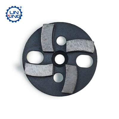 Customized Concrete Floor Trapezoid Metal Diamond Grinding Plate with Diamond Segment
