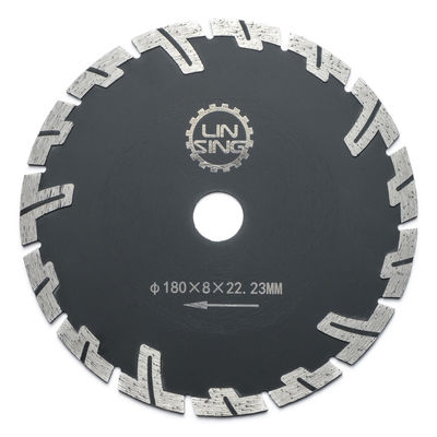 Hot Press D230mm T Type Diamond Tools For Stone Dry Cutting With Protection Teeth