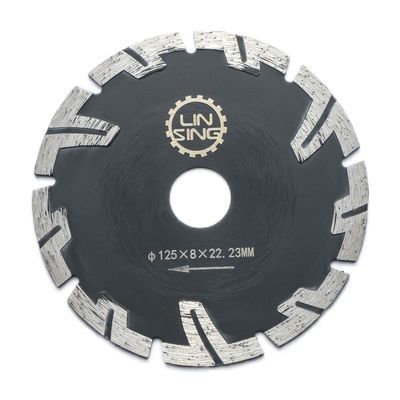 Long-lasting Metal Cutting Diamond Disc D230mm T Type Protection Teeth For Stone