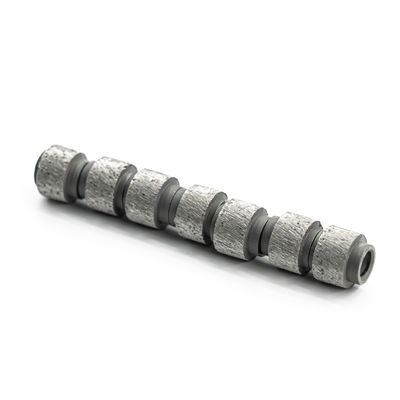 D11.0mm Vacuum Brazed Diamond Wire Saw Beads for High Cutting Speed Stone Block Tools