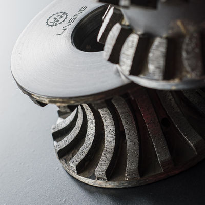 Metal Bond Segmented Diamond Grinding Wheel For Granite Marble Stone Edge Profiling