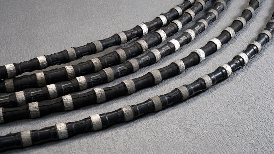 D11.5MM D12MM Diamond Wire Saw Rope for Mixed Steel-Concrete Cutting in Stone Quarry