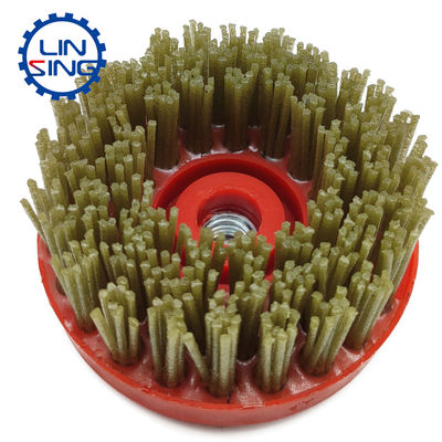Experience the Power of Antique Silicon Carbide and Round Brush Abrasive for Granite