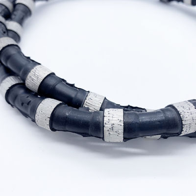 Customized Support Diamond Wire Saw 11.5mm Sintered Bead Rope for Marble Quarry Mining