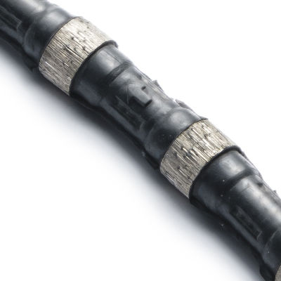 Long Lifespan LINSING Diamond Tools for Granite Marble Cutting Rubber Spring Wire Saw
