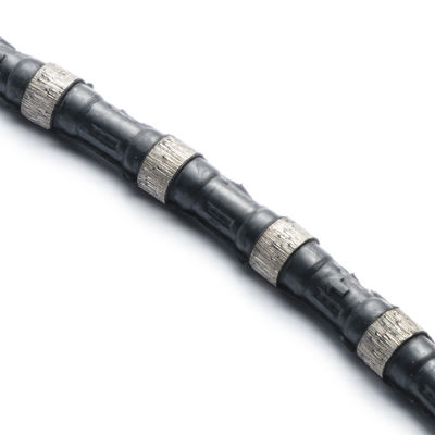 Long Lifespan LINSING Diamond Tools for Granite Marble Cutting Rubber Spring Wire Saw