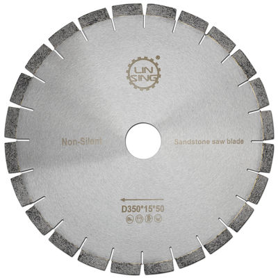 High Frequency Brazed Diamond Cutting Segment Saw Blade D350mm for Porcelain Tile