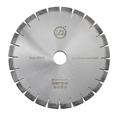 High Frequency Brazed Diamond Cutting Segment Saw Blade D350mm for Porcelain Tile