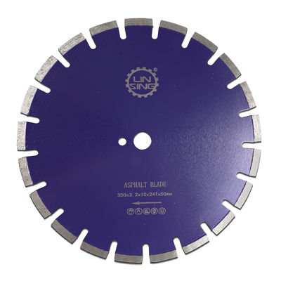 Linsing Diamond Segmented Wet Cutting Disk 14 inch 350mm Circular Saw Blade for Concrete and Asphalt