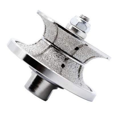 Electroplated Diamond Router Bit V30 D75MM for Precise Stone Profiling and Grinding
