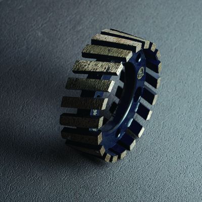 Flexible and Durable Diamond Segmented CNC Turbo Stubbing Wheel 86mm Wheel
