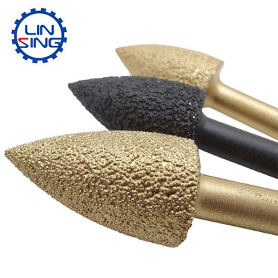Tungsten Cobalt Alloy Technology Vacuum Brazed Diamond Engraving Bit for Granite