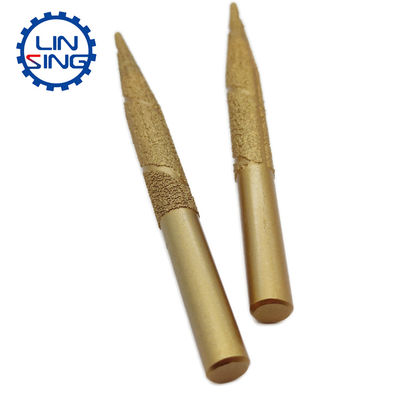 Tungsten Cobalt Alloy Technology Vacuum Brazed Diamond Engraving Bit for Granite