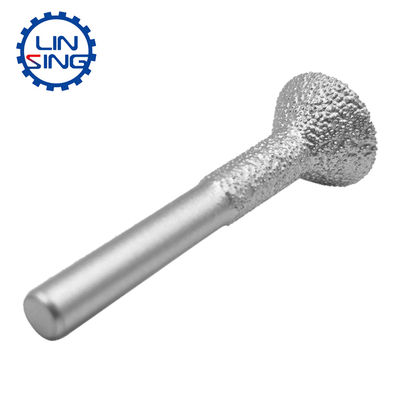 TiAIN Coating Vacuum Brazed Diamond Carver for CNC Stone Engraving Machine