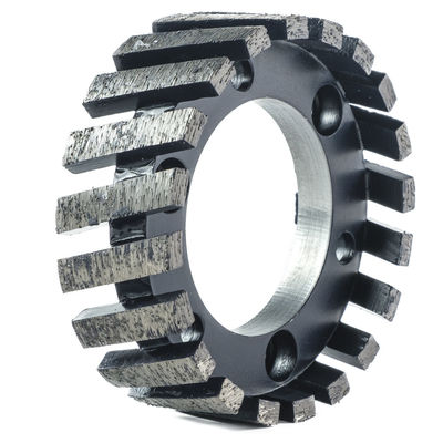 Flexible and Smooth Polishing Stone Milling CNC Stubbing Wheel with D37*90L*1/2&quot;G Shank