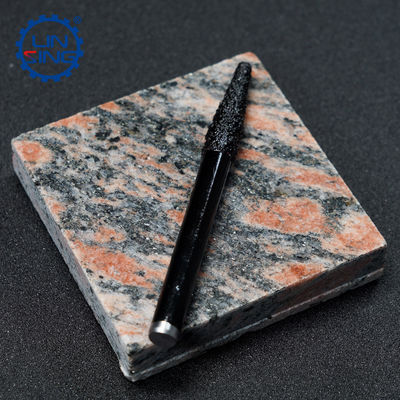 10MM Vacuum Brazed Diamond Stone Carving Bit with Engraving Function and TiCN Coating