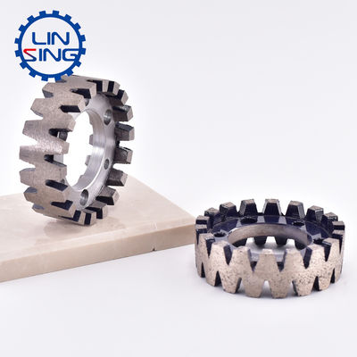 Flexible and Smooth Polishing Stone Milling CNC Stubbing Wheel with D37*90L*1/2&quot;G Shank