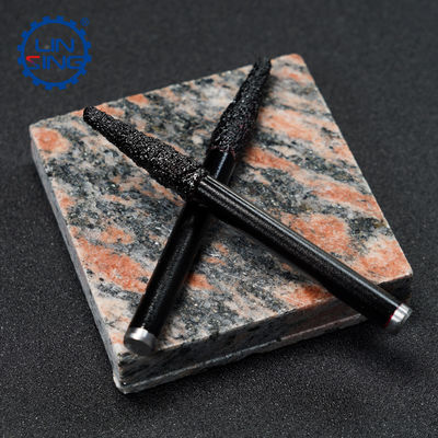 10MM Vacuum Brazed Diamond Stone Carving Bit with Engraving Function and TiCN Coating
