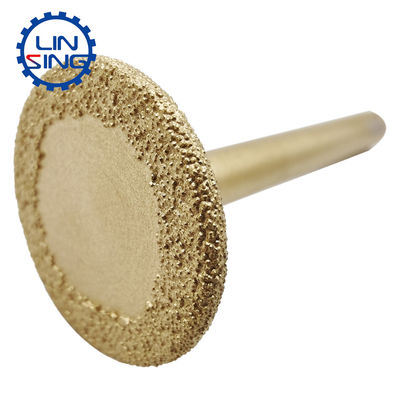 10MM Vacuum Brazed Diamond Stone Carving Bit with Engraving Function and TiCN Coating