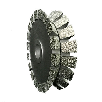 64-134mm Long Lifespan Stone Block Profiling Tools CNC Vacuum Drazed Diamond Grinding Wheel For Profiling