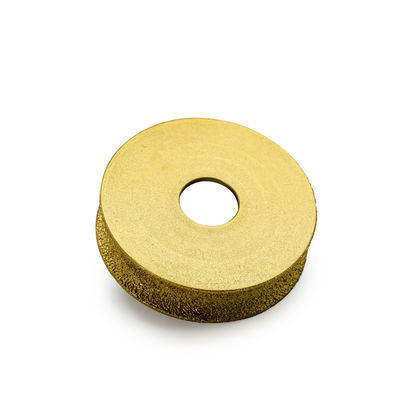 Vacuum Brazed Stone Edge Diamond Bore Profile Grinding Wheel 64-134mm Metal Powder