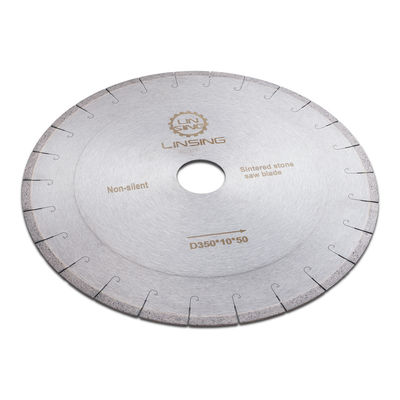 High Frequency Brazed Diamond Saw Blade D350mm for Cutting Dekton Marble Efficiently