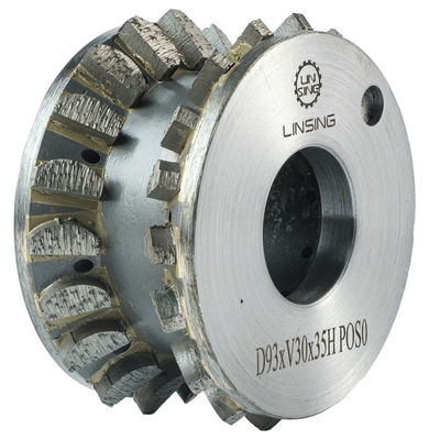 Customized Metal Bond Diamond CNC Grinding Wheel for Stone Profiling Diameter Acceptable