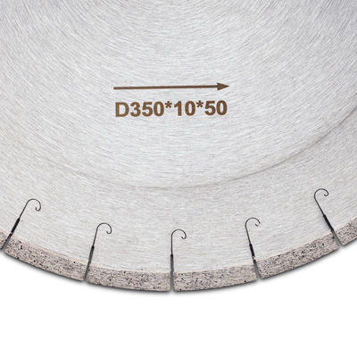 High Frequency Brazed Diamond Saw Blade D350mm for Cutting Dekton Marble Efficiently