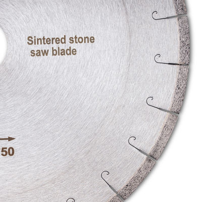 High Frequency Brazed Diamond Saw Blade D350mm for Cutting Dekton Marble Efficiently