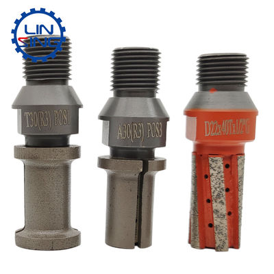 D60mm Vacuum Brazed Diamond Finger Milling Beveling Tile Drilling Bits for Granite Milling Cutter