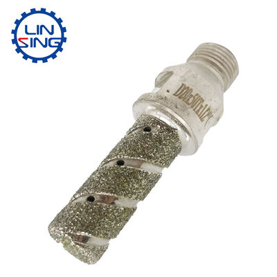 D60mm Vacuum Brazed Diamond Finger Milling Beveling Tile Drilling Bits for Granite Milling Cutter