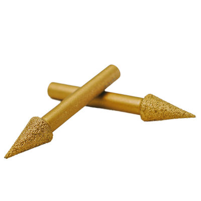 Customized OBM Support Vacuum Brazed Engraving Bits for Metal Stone Edge Fine Grinding