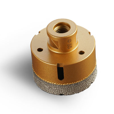 OEM Support Customized M14 Vacuum Drazed Diamond Core Drill Bit for Concrete Cutting